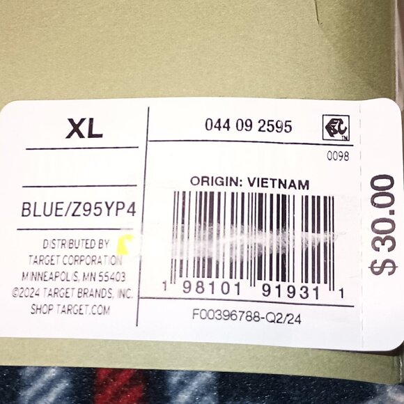 NEW Men's Microfleece Pajama Set - Goodfellow & Co™ Blue XL - Picture 5 of 5